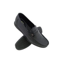 [B673] ID-ID1166 BLACK MENS BOADER LOAFER