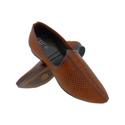 [E1035] IDDI MOJ-06 TAN MENS TRADITIONAL MOJARI