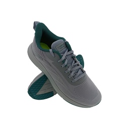 [SP1110] ABROS ASSG1322 L.GREY/B.GREEN MENS LACEUP SPORTS SHOE