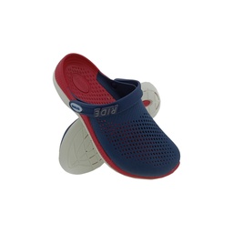 [S086] MENS CROCS STAYL BLUE/RED