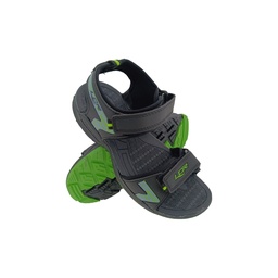 [S116] LANCER L-VENTO-5 BLACK/P.GREEN MENS SPORTS SANDAL