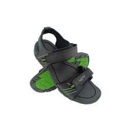 [S117] LANCER L-VENTO-5 BLACK/GREEN MENS SPORTS SANDAL