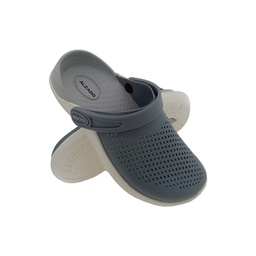 [SS131] ALZADO ROGER L.GREY/WHITE MENS CROCS SANDAL