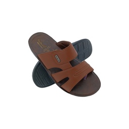 [CC820] WALKAROO WE1327 BROWN MENS CHAPPAL