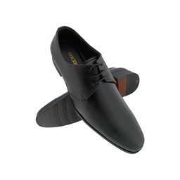 [L095] SHOOEZ 1518 BLACK MENS LACEUP SHOE